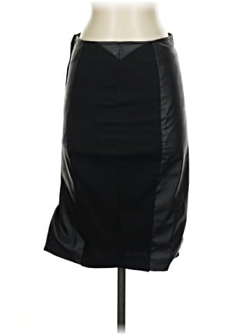 Costa Blanca Faux Leather Skirt (view 1)