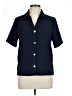 MICHAEL Michael Kors Blue Short Sleeve Blouse Size L - photo 1
