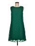 DKNY 100% Polyester Green Casual Dress Size 6 - photo 1