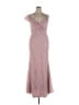 Logo Layers 100% Polyester Pink Cocktail Dress Size 14 - photo 1