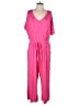 Assorted Brands Solid Pink Jumpsuit Size L - photo 1