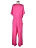 Assorted Brands Solid Pink Jumpsuit Size L - photo 2