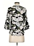 Grace Elements Gray 3/4 Sleeve Blouse Size S - photo 2