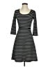 Old Navy Stripes Black Casual Dress Size XS - photo 1
