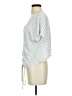 High End Hippie Silver Short Sleeve Top Size S - photo 5
