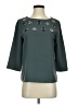 Ann Taylor 100% Polyester Teal 3/4 Sleeve Blouse Size XS - photo 1