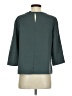 Ann Taylor 100% Polyester Teal 3/4 Sleeve Blouse Size XS - photo 2