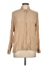 Express Tan Long Sleeve Button-Down Shirt Size L - photo 1