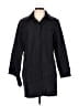 Hillard & Hanson 100% Polyester Black Trenchcoat Size S - photo 1