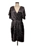 Xhilaration Metallic Silver Cocktail Dress Size M - photo 1