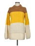 Vero Moda Color Block Yellow Pullover Sweater Size M - photo 1