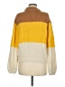 Vero Moda Color Block Yellow Pullover Sweater Size M - photo 2