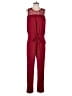 Sociology 100% Polyester Burgundy Jumpsuit Size S - photo 1
