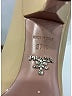 Prada 100% Leather Ivory Tan Patent Leather Heels Size EU 37 1/2 - photo 6