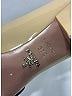 Prada 100% Leather Ivory Tan Patent Leather Heels Size EU 37 1/2 - photo 5