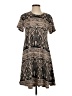Unbranded Paisley Brown Casual Dress Size S - photo 1