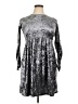 Indigo 100% Polyester Gray Blue Casual Dress Size 14 - photo 1