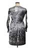 Indigo 100% Polyester Gray Blue Casual Dress Size 14 - photo 2
