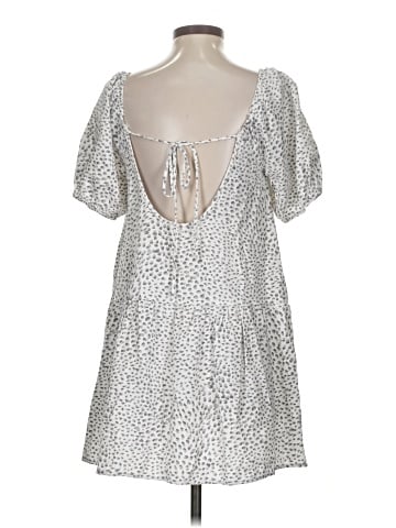Self Contrast Casual Dress (view 2)