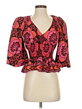 House Of Harlow 1960 3/4 Sleeve Blouse