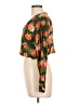 Isolda Orange Long Sleeve Blouse Size 10 - photo 5