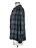Max Studio 100% Rayon Plaid Teal Long Sleeve Button-Down Shirt Size M - photo 5