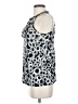 Tweed Silver Sleeveless Blouse Size S - photo 5