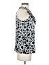 Tweed Silver Sleeveless Blouse Size S - photo 4
