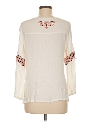 Solitaire 3/4 Sleeve Blouse (view 2)