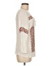 Solitaire 100% Rayon Ivory 3/4 Sleeve Blouse Size M - photo 4