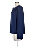 Express 100% Polyester Blue Long Sleeve Blouse Size XS - photo 5