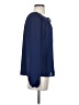 Express 100% Polyester Blue Long Sleeve Blouse Size XS - photo 4