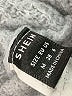 Shein 100% Polyester Gray Pullover Sweater Size 6 - photo 7