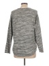 Eight Eight Eight 100% Cotton Stripes Gray Pullover Sweater Size L - photo 2