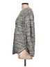 Eight Eight Eight 100% Cotton Stripes Gray Pullover Sweater Size L - photo 5