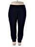 Susan Graver Solid Blue Sweatpants Size 2X - photo 1