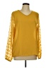Unbranded Yellow Long Sleeve Blouse Size M - photo 1