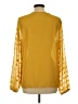 Unbranded Yellow Long Sleeve Blouse Size M - photo 2