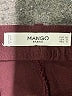 Mango Solid Burgundy Active Pants Size 6 - photo 7