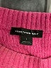 Something Navy Solid Pink Pullover Sweater Size L - photo 7