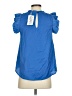 Mittoshop 100% Polyester Blue Short Sleeve Blouse Size S - photo 2