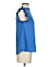 Mittoshop 100% Polyester Blue Short Sleeve Blouse Size S - photo 4
