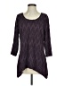 Unbranded Chevron-herringbone Purple Pullover Sweater Size XS (estimated) - photo 1