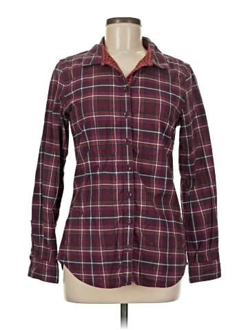 Garnet Hill Long Sleeve Button-Down Shirt (view 1)