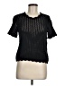 Gap 100% Cotton Black Short Sleeve Top Size M - photo 1
