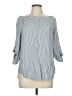 MICHAEL Michael Kors 100% Viscose Blue 3/4 Sleeve Blouse Size M - photo 1