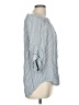 MICHAEL Michael Kors 100% Viscose Blue 3/4 Sleeve Blouse Size M - photo 4