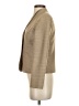 Le Suit 100% Polyester Tweed Tan Blazer Size 2 (petite) - photo 5