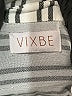 Vixbe 100% Rayon Stripes Silver 3/4 Sleeve Button-Down Shirt Size XL - photo 7