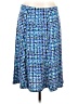 Connected Apparel Print Blue Casual Skirt Size L - photo 1